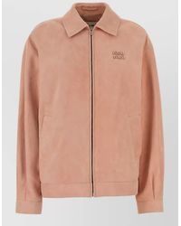 Miu Miu - Leather Single Breasted Coat - Lyst