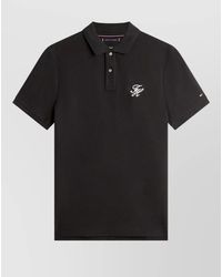 Tommy Hilfiger - Logo Script Polo Shirt Short Sleeves - Lyst