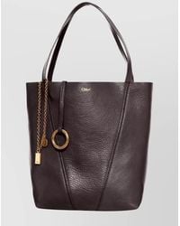 Chloé - Spin Medium Leather Tote Bag - Lyst