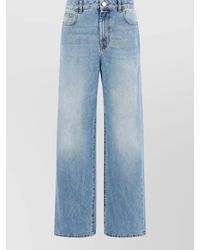 Rohe - Low-Rise Wide-Leg Denim Jeans - Lyst