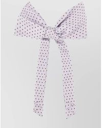 Etro - Silk Polka-Dot Bow Choker - Lyst