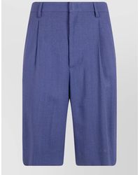 Tagliatore - Effie Bermuda Pants Pleated Pockets - Lyst