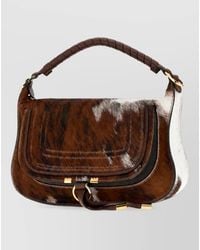 Chloé - Marcie Leather Clutch Bag - Lyst