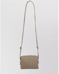 Bottega Veneta - Loop Mini Leather Crossbody Bag - Lyst