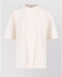 Golden Goose - Cotton Distressed Relaxed-Fit Short-Sleeve T-Shirt - Lyst