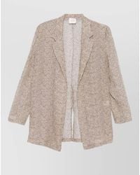 Alysi - Single Breasted Blazer Jacket Dot Pattern - Lyst