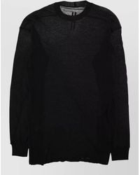Rick Owens - Crew Neck Long Sleeve Regular Knit Sweater - Lyst