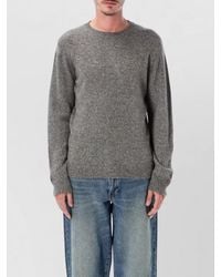 Roberto Collina - Merino Wool And Baby Camel Crew Neck Jumper - Lyst