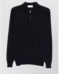 Lardini - Wool Silk Cashmere Polo Sweater - Lyst