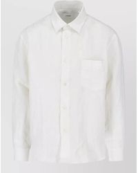 Lardini - Shirt Long Sleeves Button Down Collar Pocket - Lyst