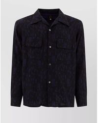 Needles - Jacquard Abstract Shirt With Chest Pockets - Lyst