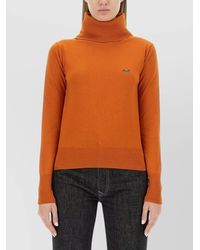 Vivienne Westwood - Fitted Turtleneck Sweater With Ribbed Detailing - Lyst