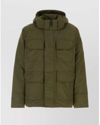 Canada Goose - Down Jacket With Hood And Pockets - Lyst