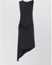 Coperni - Asymmetric Sleeveless Midi Dress - Lyst