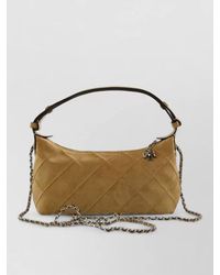 Tory Burch - Shoulder Bag Top Handle Quilted Chain Strap - Lyst