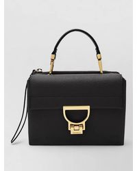 Coccinelle - Leather Top Handle Clutch Bag - Lyst