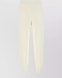 McQueen - Cotton Track Pants - Lyst
