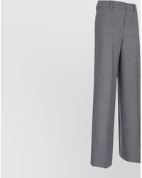 Incotex - Tailored Trousers Front Pleats Buttoned Back Pocket - Lyst