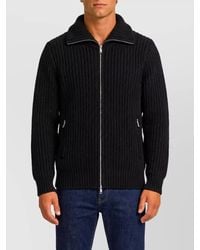 Roberto Collina - Wool Ribbed Zip Lightweight Jacket - Lyst