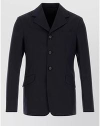 Jil Sander - Wool Blazer Single Breasted Notch Lapel - Lyst