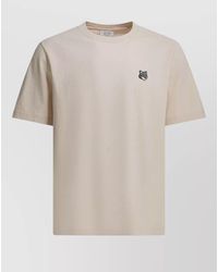 Maison Kitsuné - Organic Cotton Relaxed-Fit Crew-Neck Short-Sleeve T-Shirt - Lyst