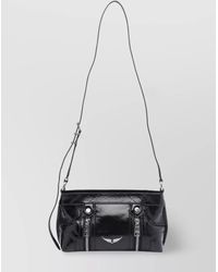 Zadig & Voltaire - Vintage Crossbody Bag Textured Finish - Lyst