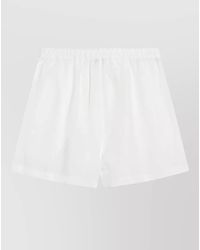 Prada - Logo Waistband Lounge Underwear Elastic Shorts - Lyst