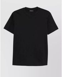 Emporio Armani - Cotton Crew Neck Short Sleeve T-Shirt - Lyst