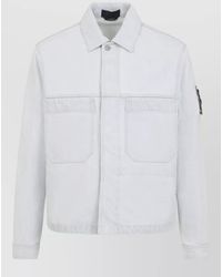 Stone Island - Denim Shirt Jacket - Lyst