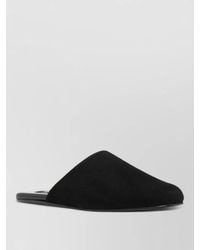 Manebí - Suede Leather Flat Closed Toe Slippers - Lyst