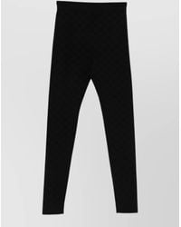 Gucci - High Rise Ankle Length Patterned Pants - Lyst