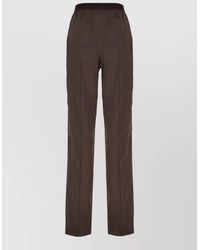 Tom Ford - Silk Tailored Pants Featuring Back Pockets - Lyst