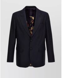 Etro - Single-Breasted Jacquard Blazer - Lyst