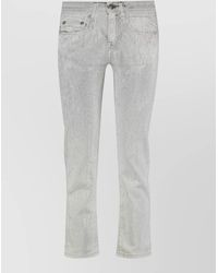 R13 - Straight Leg Denim Trousers Five Pocket Design - Lyst