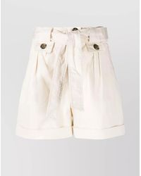 Woolrich - Twill Cotton Stretch Shorts - Lyst