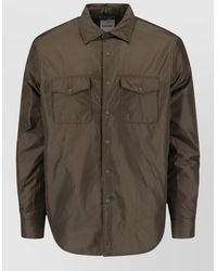 Aspesi - Casual Jacket Flap Pockets Long Sleeves - Lyst