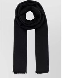 Prada - Wool Silk Jacquard Scarf - Lyst