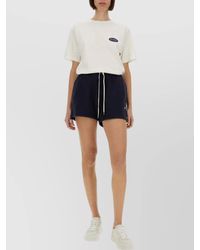 Autry - Elastic Waistband Shorts With Side And Back Pockets - Lyst