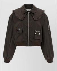 Ganni - Bomber Jacket Nylon - Lyst
