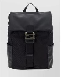 Fendi - Nylon Logo-Jacquard Backpack - Lyst