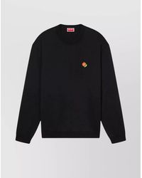 KENZO - Merino Wool Crew Neck Sweater - Lyst