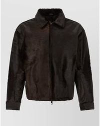 Giorgio Brato - Leather Padded Jacket - Lyst