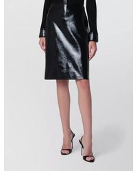 Courreges - High Waist Skirt Back Seam Detail - Lyst