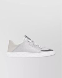 【JIMMY CHOO】Memphis Lace up/F-Ovzy-Ecru ★関税送料込み Jimmy Choo Memphis Lace Up/f in White | Lyst