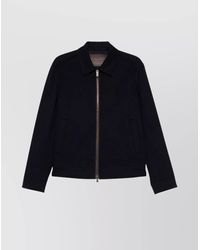 Paul & Shark - Stylish Short Jacket Point Collar Side Pockets - Lyst