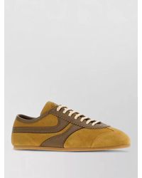 Dries Van Noten - Retro Low Top Suede Lace Up Sneakers - Lyst