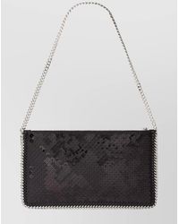 Stella McCartney - Falabella Mini Sequin-Embellished Clutch Bag - Lyst
