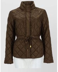 Michael Kors - Quilted Belted Puffer Jacket - Lyst