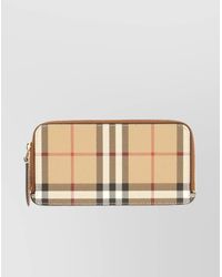Burberry - Checkered Pattern Wallets And Cardholders - Lyst