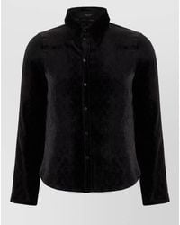 Gucci - Stretch Velvet Shirt Long Sleeves Design - Lyst